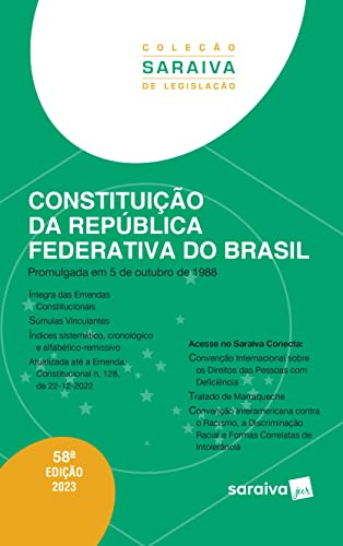 Libro Constituicao Da Republica Federativa Do Brasil - 58ª E