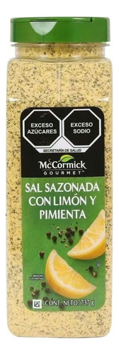 Mccormick Sal Sazonada Limón Y Pimienta 737 Gr. Gourmet