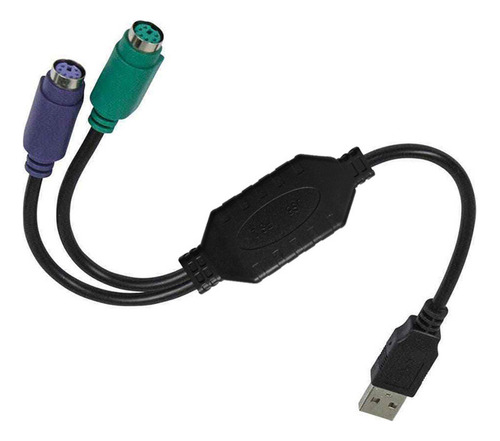 Cable De Interfaz De Teclado Y Mouse Usb A Ps2