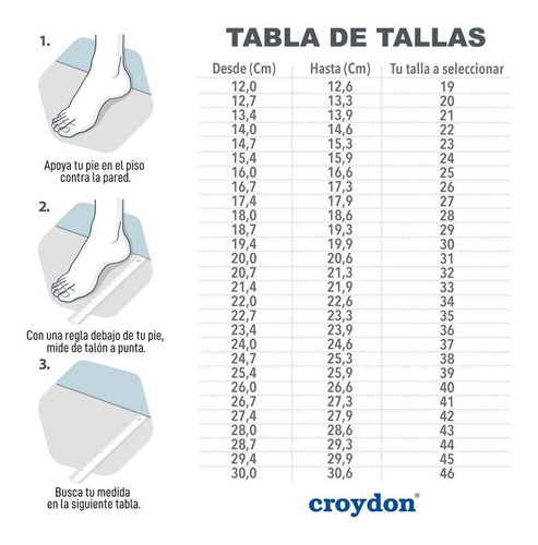Imagen 6 de 6 de Zapatos Colegio Schooly C Blanco Para Niño Y Niña Croydon