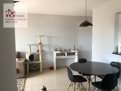 Apartamento Com 2 Dormitórios À Venda, 67 M² Por R$ 426.000 - Parque Das Nações - Mobiliado - Ap3115