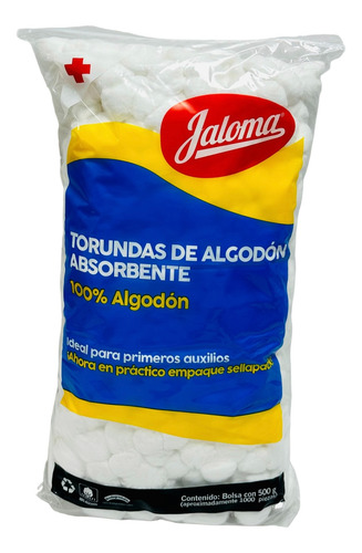 Torunda De Algodón 500 Gramos Jaloma