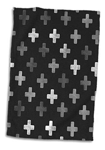 3d Rose Black Swiss Pattern Dark Textured Plus Design Pluses Multicolor 3d Rose