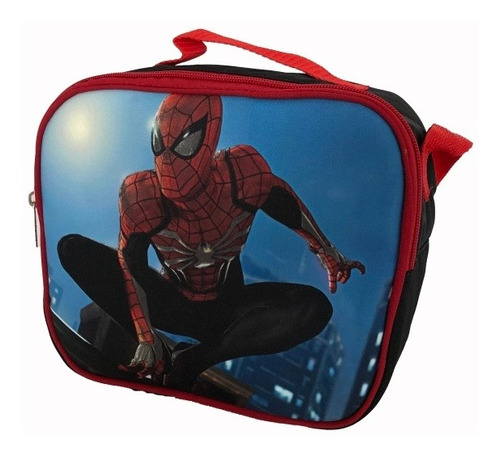 Lonchera Escolar Hombre Araña Spiderman Infantil.