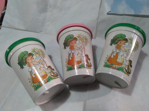 Set De Tres Vasos Infantiles Knaif- Folk- Tipo Sarah Kay-