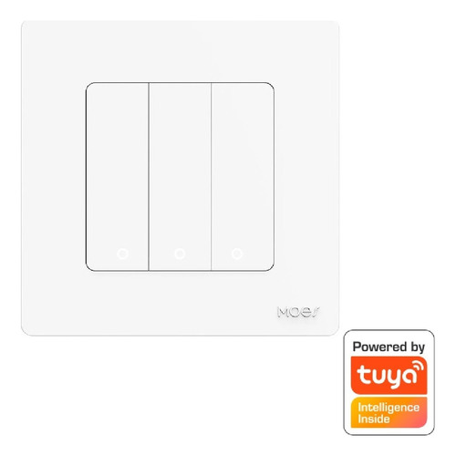 Pulsador Zigbee Tipo Tecla 3 Botones 9 Gestos P/app Tuya