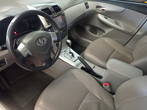 Imagem 2 de 11 de Corolla Xei 2.0 Flex Automatico 2012 Preta Completo Couro