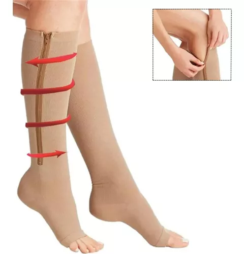 3Pare medias de compresion para varices 15-20 punta para hombre