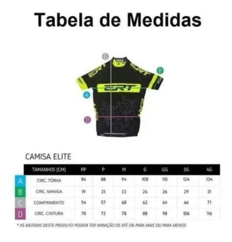Imagem 3 de 6 de Camisa Ciclismo Ert New Elite Brasil
