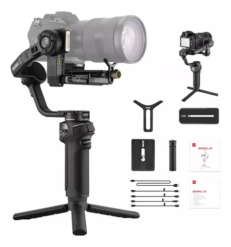 Estabilizador Zhiyun Weebill 3s Para Cámara Réflex, Negro