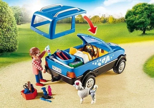 Playmobil City Life Coche Lavanderia Perros 9278