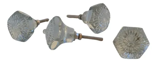 comprar 6 Tiradores Perilla P\u002Fmueble Flor Vidrio #37