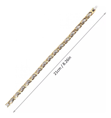 2pcs Joyas De Acero Inoxidable, Pulsera De Titanio Puro