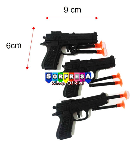 100 Pistolas Mini Dardos Juguete Fiesta Piñata Bolo Cumple