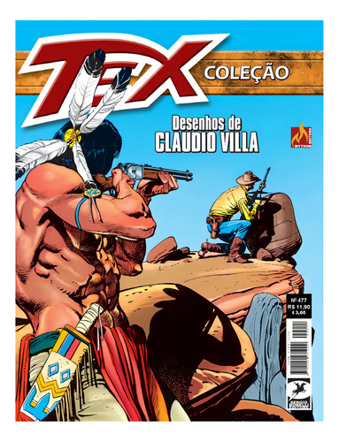 Tex: Na Terra Dos Utes, De Claudio Nizzi. Tex Coleção, Vol. 477. Editorial Mythos, Tapa Mole, Edición 477 En Português, 2013