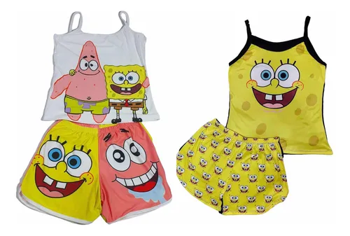 Pijamas de bob esponja y patricio sales