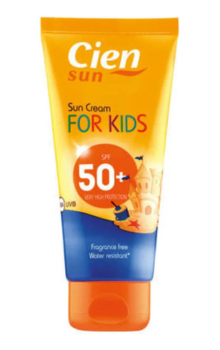Crema Cien Sun Protección Solar Rayos Uv Upf50+ Para Niños 