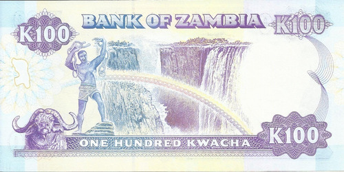 Zambia 100 Kwacha 1991