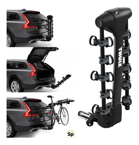 Imagen 4 de 7 de Portabicicletas De Tiron Thule Apex Xt 5 239026xt Nueva Line