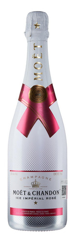 Pack De 6 Champagne Moet Chandon Ice Imperial Rose 750 Ml