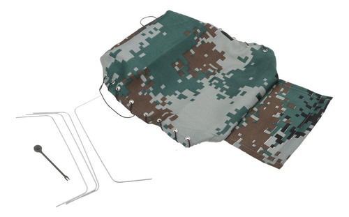 Cubierta De Capilla Color Camuflaje Para 1/16 Rc Coches Wpl