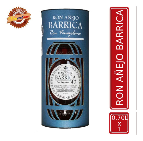 Ron Barrica 40 Venezuela - mL a $145