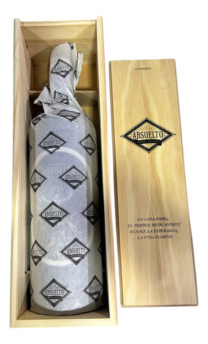 Vino Absuelto Malbec Magnum 1.5 L Caja Madera