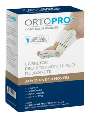 Corretor Protetor Ortopédico Articulado Para Joanete