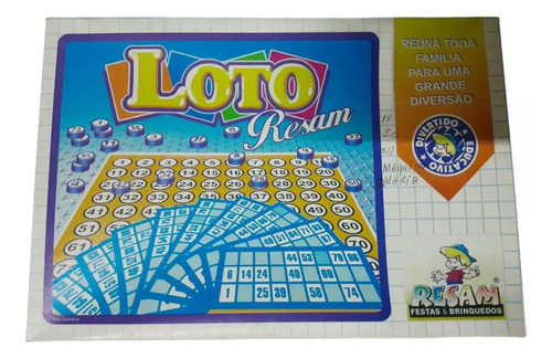 Antigo Jogo De Loto Resam (Usado)