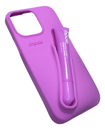 Case Para Iphone 15 Genérica Lip Rosa Chicle Lip Hot Pink