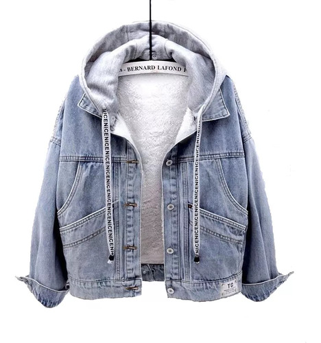 Chaqueta De Jeans Para Mujer, Corta, Nueva, Holgada, Cas