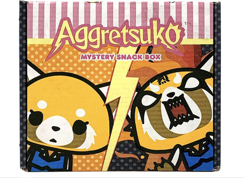 Sanrio Hello Kitty Aggretsuko - Caja De Bocadillos Japoneses