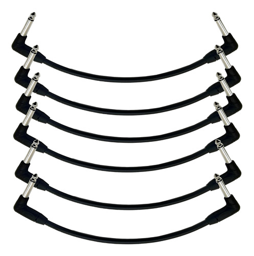 Paquete De 6 Cables De Conexión De Guitarra De 12 Pulgadas C