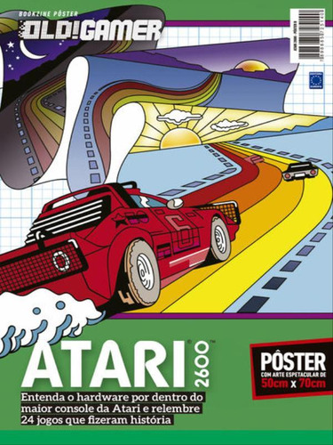 Superpôster Old!gamer - Atari 2600 - Arte B, De Editora Europa., Vol. 1. Editorial Europa, Capa Mole Em Português