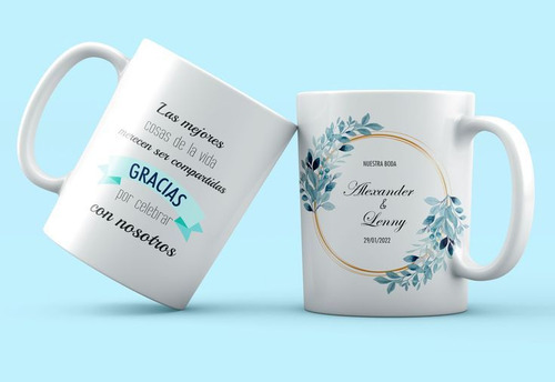 Tazas Para Boda 20pz (Usado)