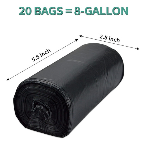 Bolsas De Inodoro Portátiles Acampar 80/60/20 100% Com...