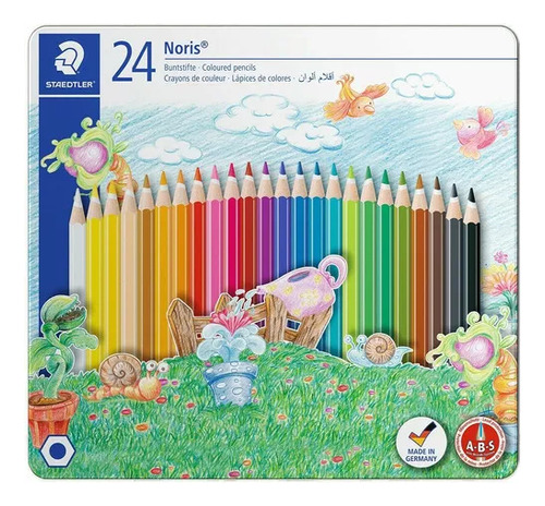 Lápices De Color Staedtler Noris Lata Por 24