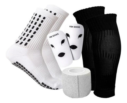 Combo Media Antideslizante 3/4 Panto Venda Canill Fox Socks