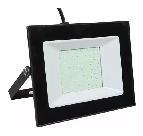 Reflector Led 50w C/sensor De Movimiento Interior/exterior Color de la  carcasa Negro Color de la luz Blanco frío