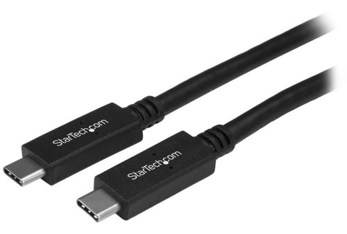 Cable Usb Tipo-c 10 Gbps 50cm Negro Compatible Thunderbolt 3
