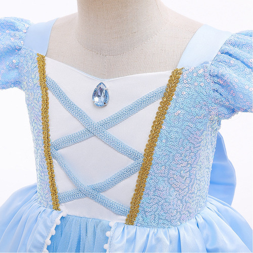 Vestido De Princesa Cenicienta For Niñas Disfraz De Cosplay