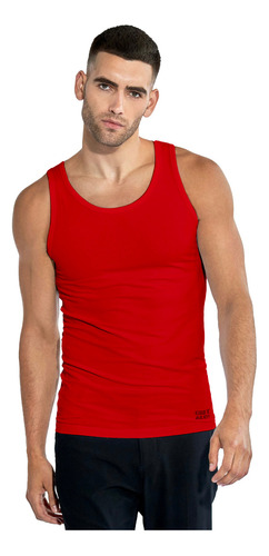 Camiseta Tank Top Hombre Gym Lisa