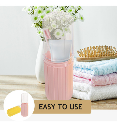 Contenedor De Pasta De Dientes, Soporte Portátil Para Cepill