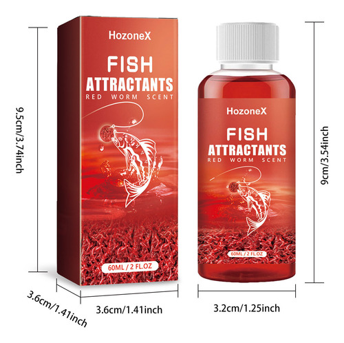 Cebo Líquido Red Worm, Señuelos Atrayentes Para Pesca
