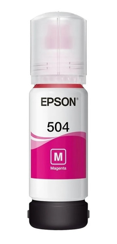 Botella Tinta Epson T504 Original Magenta 70 Ml T504320