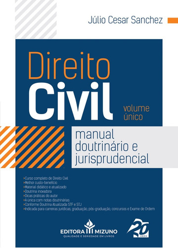 Direito Civil Volume Único Manual Doutrinário 