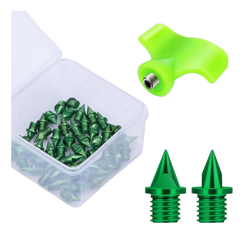 50x Púas Para Zapatas Con Llave Púas De Repuesto Verde