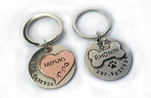 Chapa Identificacion Perros Medalla  Mascota Premium