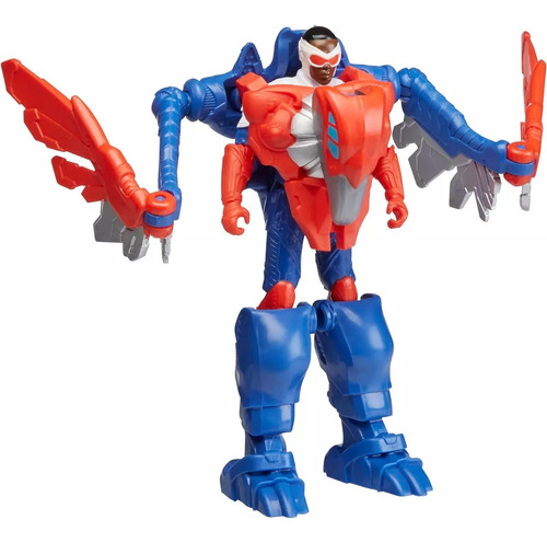 Figura De Acción Capitán América Mechstrike Mechasaurs