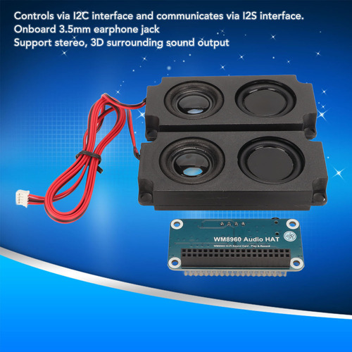 Tarjeta De Sonido Hifi, Interfaz I2s, Control I2c, Chip Wm89
